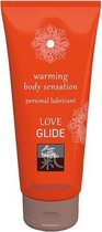 Shiatsu - Love Glide Verwarmend Waterbasis Glijmiddel - 100 ml - Waterbasis - Vrouwen - Mannen - Smaak - Condooms - Massage - Olie - Condooms - Pjur - Anaal - Siliconen - Erotische