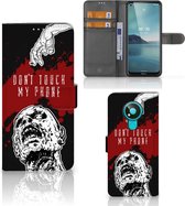 GSM Hoesje Nokia 3.4 Book Case met Pasjeshouder Zombie Blood