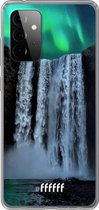 6F hoesje - geschikt voor Samsung Galaxy A72 -  Transparant TPU Case - Waterfall Polar Lights #ffffff
