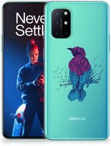 Back Case Siliconen Hoesje OnePlus 8T Telefoonhoesje met Naam Merel