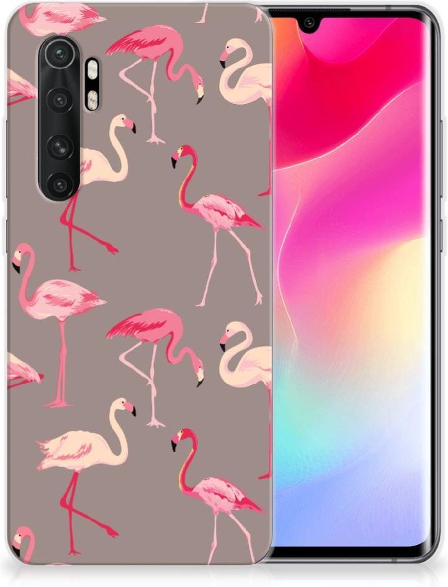 Xiaomi Mi Note 10 Lite TPU Hoesje Flamingo
