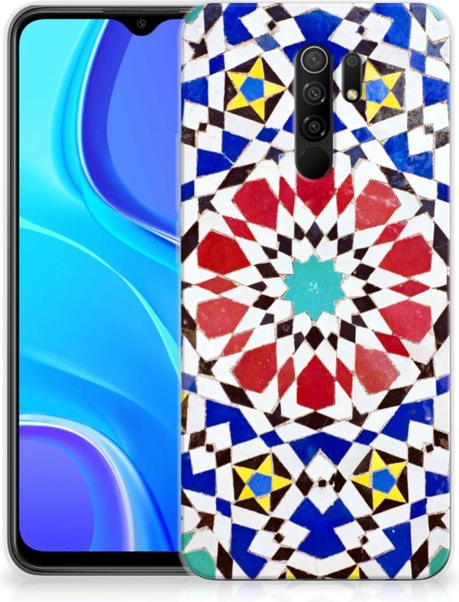 Xiaomi Redmi 9 TPU Siliconen Hoesje Mozaïek