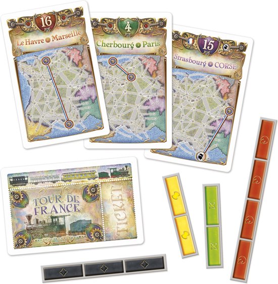 Ticket to Ride France & Old West Uitbreiding Bordspel Games