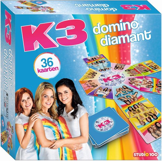 K3 Spel – Domino Diamant – 2 tot 6 spelers
