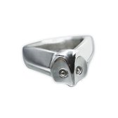 AuBor ®. Zilveren ring. De uil "Ukuli" 22mm