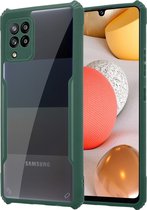 Shieldcase telefoonhoesje geschikt voor Samsung Galaxy A42 bumper case - groen