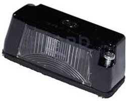 HELLA 2KA 003 168-021 Licence Plate Light - C5W - 12V/24V - Lens Colour: Crystal clear - mounting - Plug: Blade Terminal - Fitting Position: Rear/Left/Right