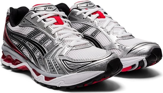 ASICS - Chaussures homme - Gel-Kayano 14 - blanc / rouge classique - taille  43,5 | bol.com