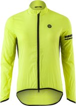 AGU Wind Fietsjack II Essential Dames - Geel - XXL - Winddicht - Two-way Rits