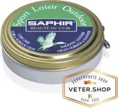 Saphir sport loisir outdoor ledervet in blik - 250 ml, Saphir 001 Zwart