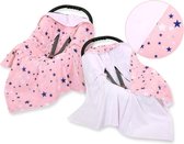 My Sweet Baby Wikkeldeken Stars Navy-Roze 0+ 3/5 punts