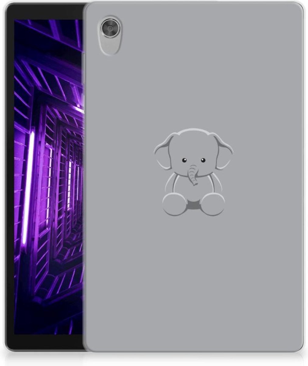 Lenovo Tab M10 HD (2de generatie) Tablet Back Cover Grijs Baby Olifant