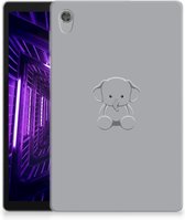 Beschermhoes Lenovo Tab M10 HD (2de generatie) Silicone Case Baby Olifant met doorzichte zijkanten