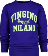 Vingino Sweater Milano Jongens Katoen Blauw/groen Maat 98