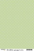 RBC055 Basic Collection A4 200gr Light Green Hearts