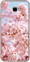 6F hoesje - geschikt voor Samsung Galaxy J4 Plus -  Transparant TPU Case - Cherry Blossom #ffffff