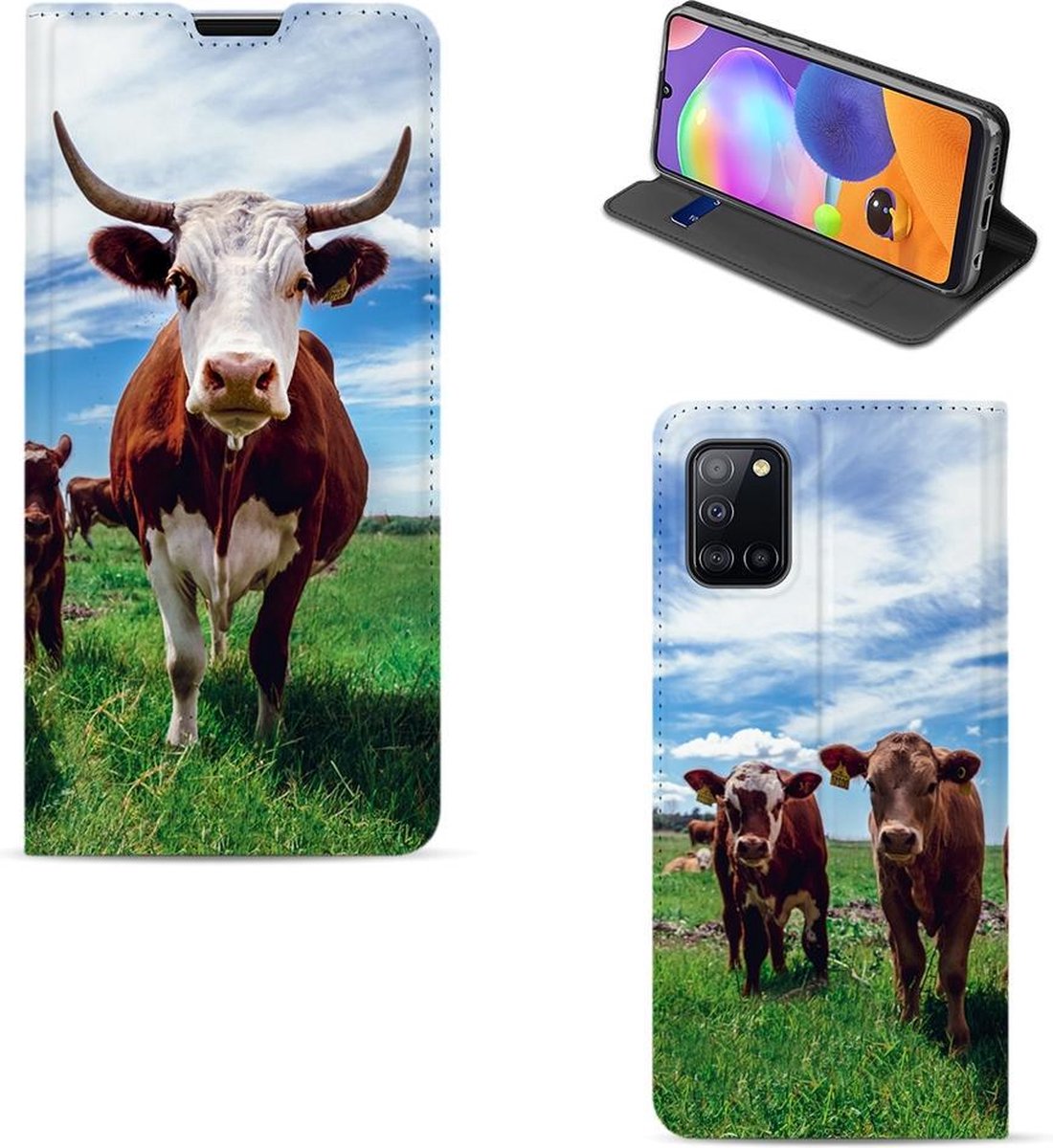 Standcase Hoesje voor Telefoonhoesje Maken Samsung Galaxy A31