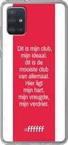6F hoesje - geschikt voor Samsung Galaxy A52 - Transparant TPU Case - AFC Ajax Dit Is Mijn Club #ffffff