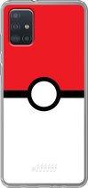 6F hoesje - geschikt voor Samsung Galaxy A52 - Transparant TPU Case - Pokeball #ffffff