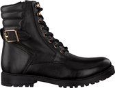 Omoda Dublino-080 Veterboots - Laarzen Met Veters - Meisjes - Zwart - Maat 36