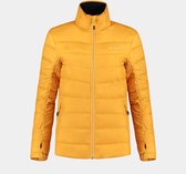 Cortazu Mountain Mid-layer Jas Zip-in Geel | Dames warm gevoerde outdoor jas