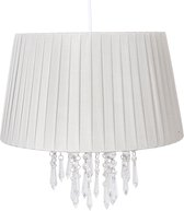 Hanglamp ø 40*38 cm E27/max 1*60W Zilverkleurig | 6LAK0463ZI | Clayre & Eef