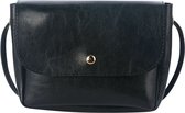 Melady Handtas Dames 17*14 cm Zwart Kunstleer Tas Damestas