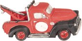 Clayre & Eef Decoratieve Magneet Auto 8x4 cm Rood Polyresin Koelkast Magneet