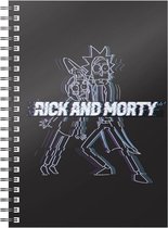 Rick and Morty: Glitch Spiral Notebook