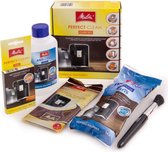 Melitta perfect Clean complete set onderhoud espresso machines - waterfilter, ontkalker, reinigingstabletten, borstel reiniging, doek -