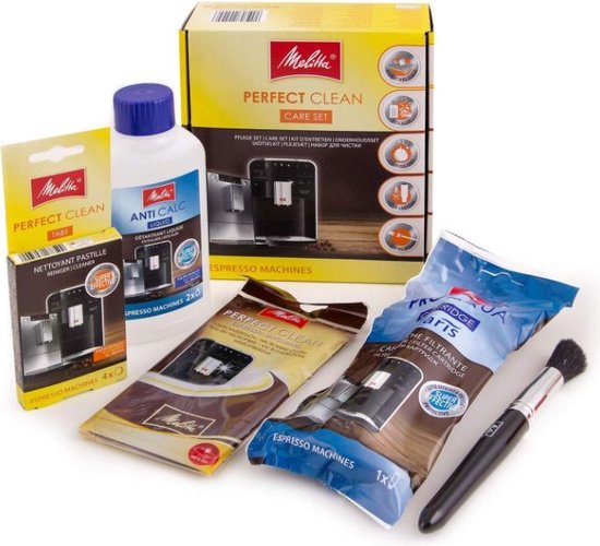 Schuur krant Harde ring Melitta perfect Clean complete set onderhoud espresso machines -  waterfilter,... | bol.com