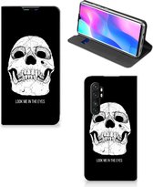 GSM Hoesje Xiaomi Mi Note 10 Lite Bookcase Skull Eyes