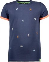 B.Nosy - Jongens - Donkerblauw t-shirt - maat 104