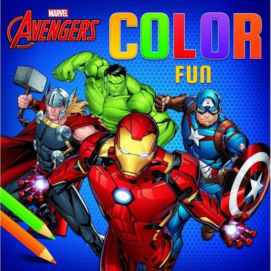 Livre De Coloriage Avengers Le Plaisir Des Couleurs Bol Com