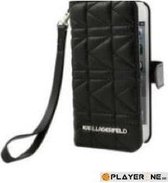 KARL LAGERFELD - Folio Case Logo Metal Black (Galaxy S5)