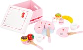 Small Foot Playset Sweets Junior 17 Cm Bois Rose 19 pièces