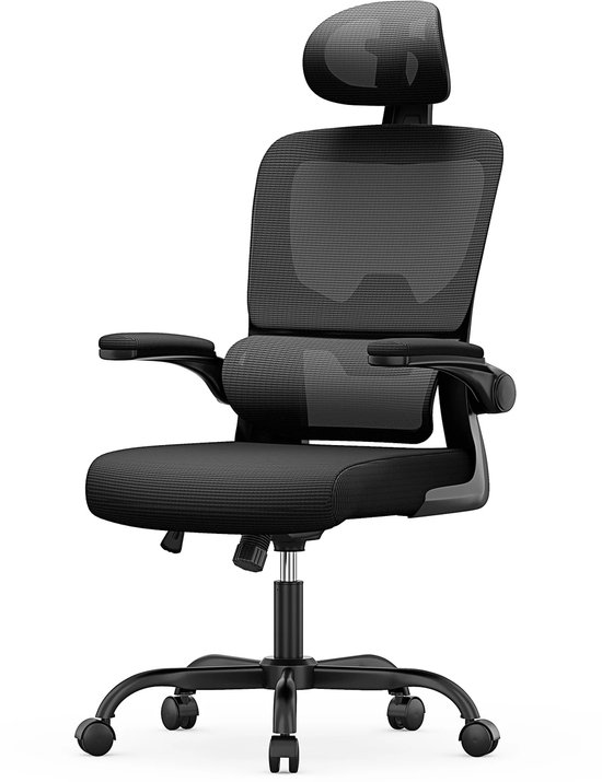 KSH Pure OS1 Ergonomische Bureaustoel NEN-EN 1335 Zwart