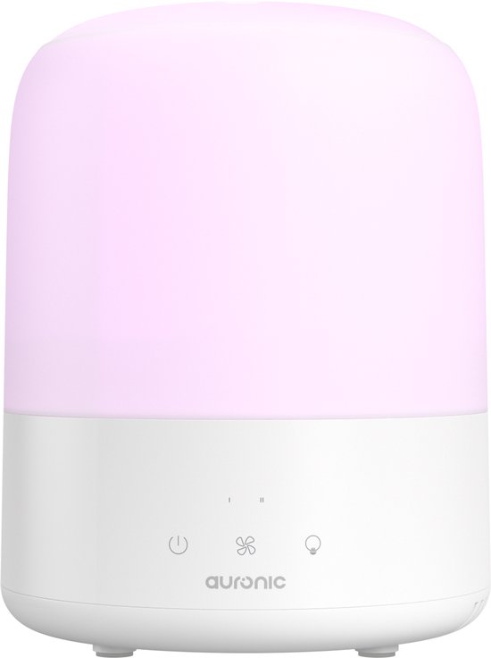 Humidificateur Auronic - 1,9 litre - Convient pour salon, bureau, chambre, Chambre de bébé et plus encore - Sans BPA - Wit