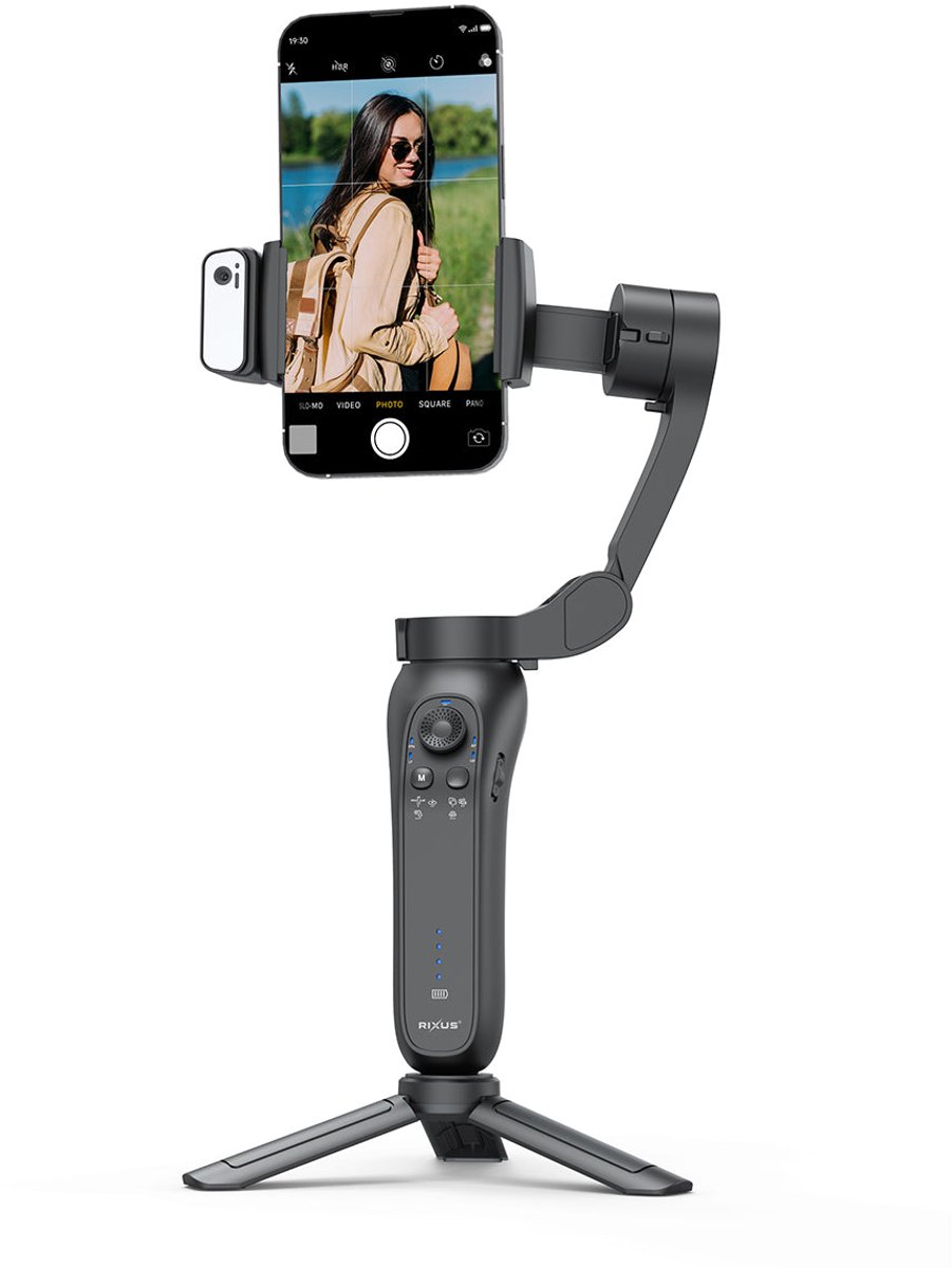 Rixus RXSF43 Smooth Steady Face Tracking For Vlog, Video, Tik Tok And Live Video