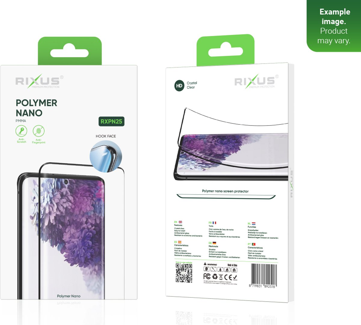 Rixus For Samsung Galaxy S23 Plus Polymer Nano Glass