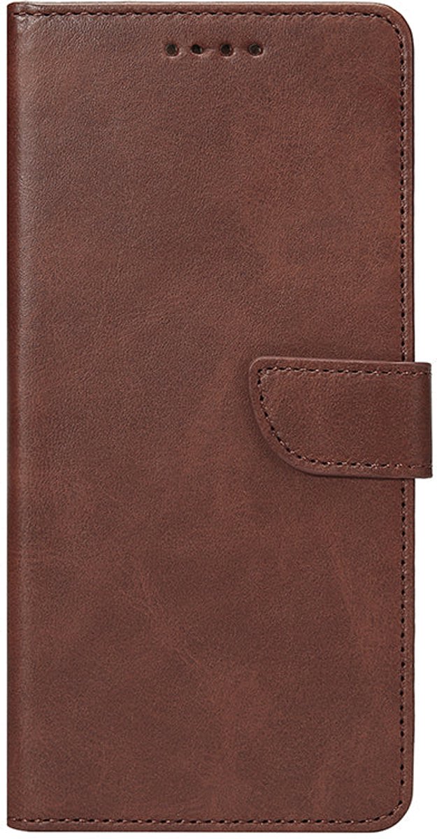 Rixus Bookcase For Samsung Galaxy S25 Ultra Brown