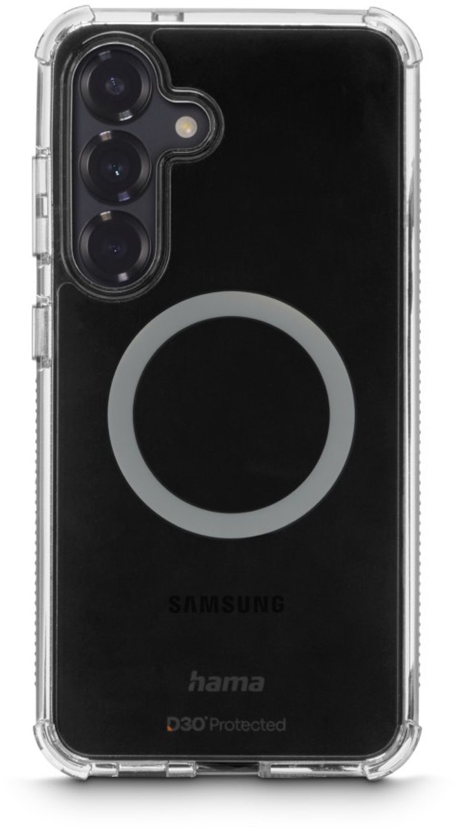 Hama hoesje geschikt voor Galaxy S25 - Extreme Protect magnetisch - Transparant