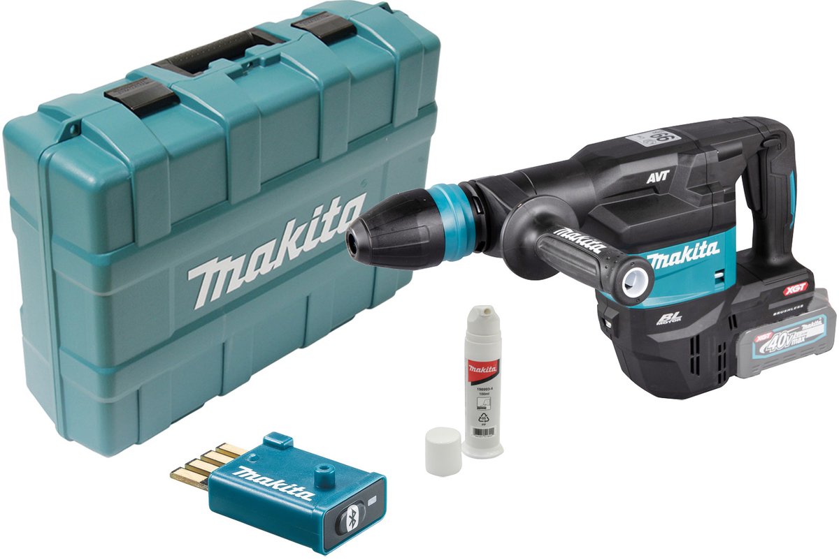 Makita HM001GZ02 Accu-Breekhamer 40V max. Solo incl. AWS Draadloze Adapter WUT01 in Koffer