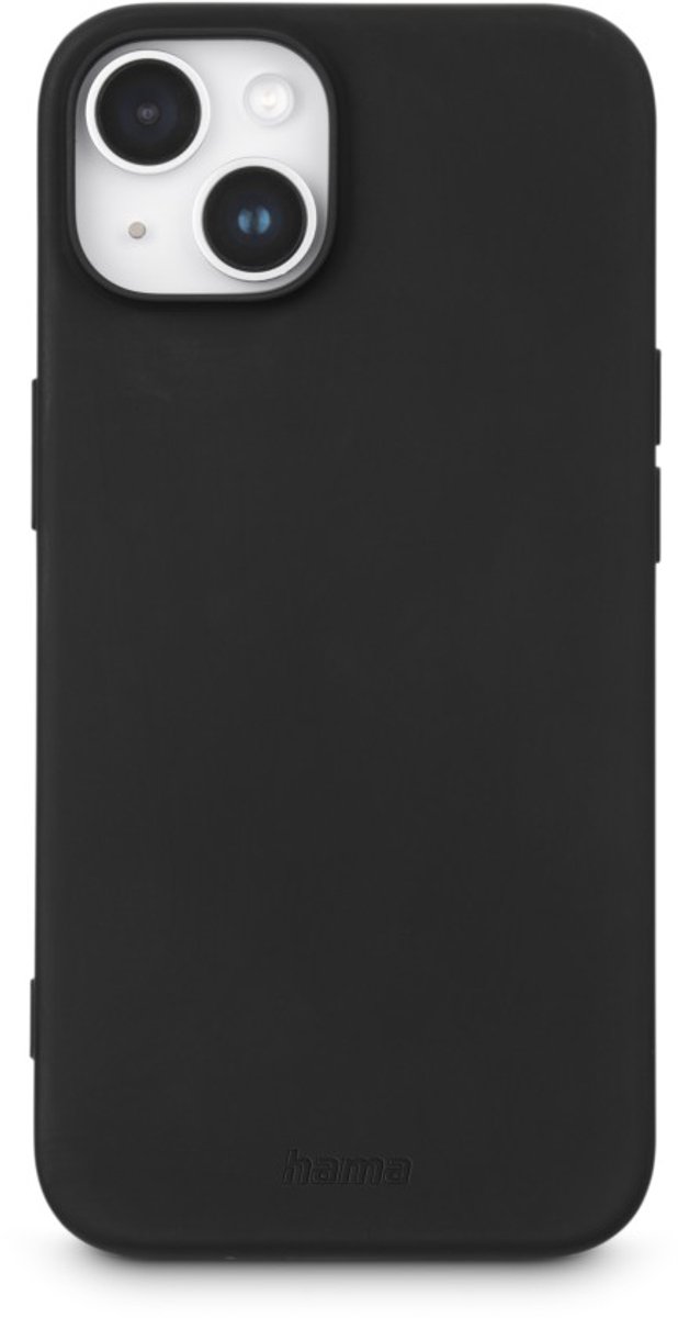 Hama hoesje geschikt voor Iphone 14 - Fantastic Feel cover - Zwart