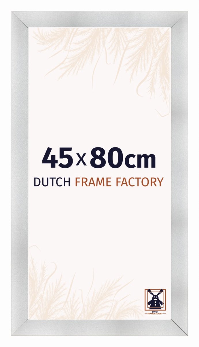 Dutch Frame Factory Fotolijst 45x80 cm - MDF - Aluminium Geborsteld - Praag