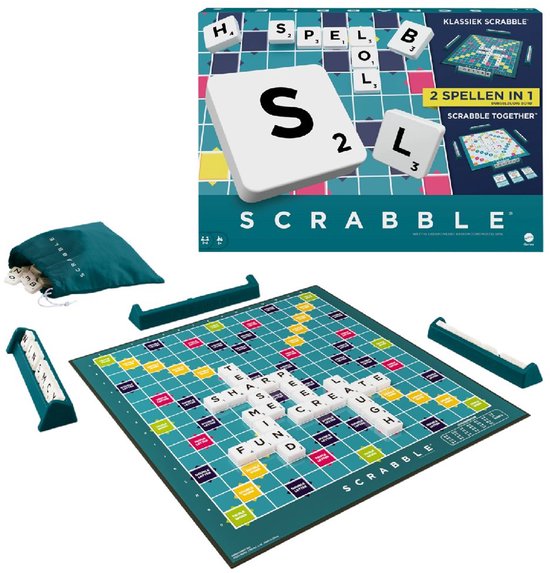 Scrabble Together - Bordspel - Twee spellen in een