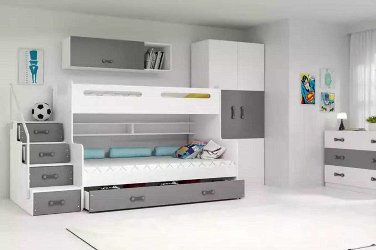 BMS - Bunk Bed - 120x200 - Graphiet