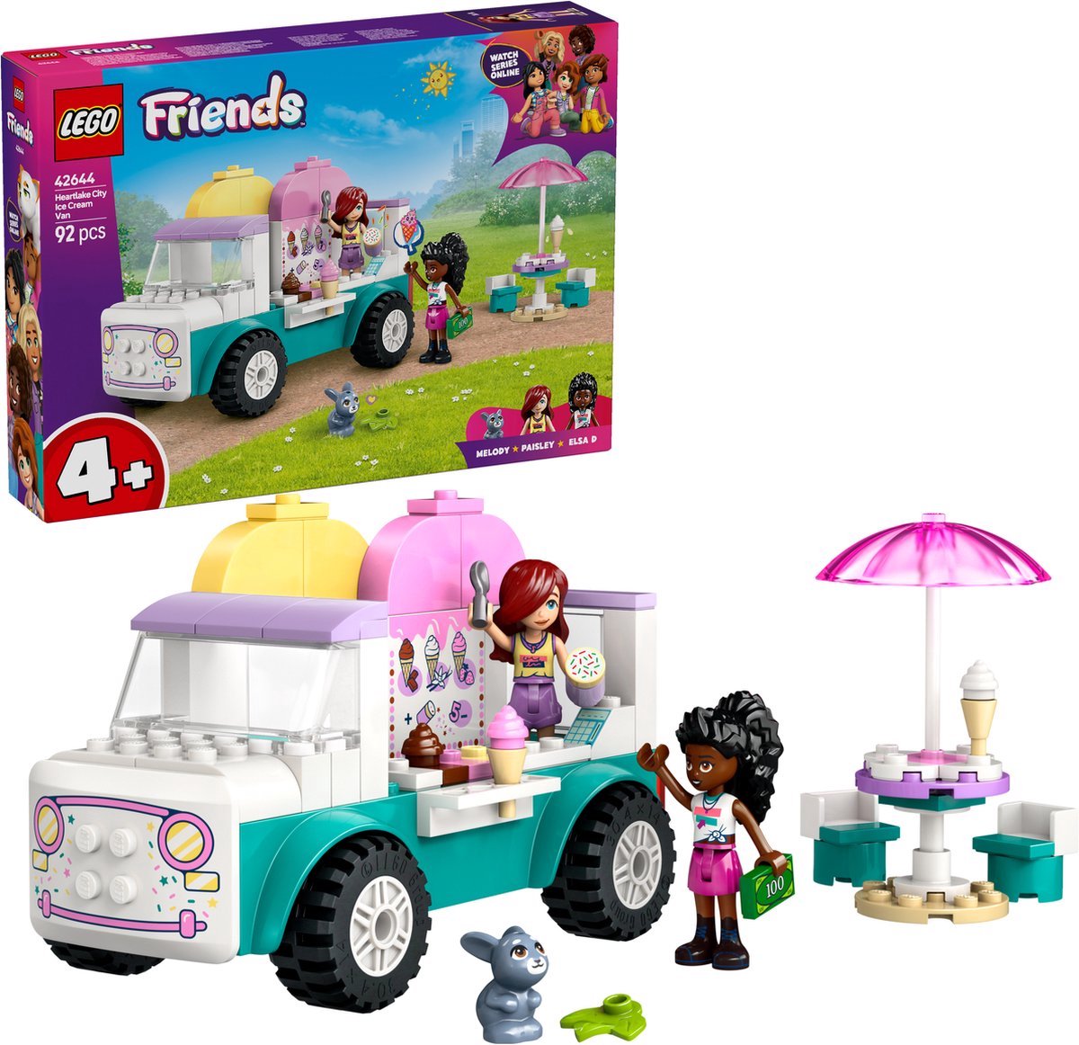 LEGO Friends Heartlake City ijscotruck Creatief Speelgoed - 42644 — afbeelding 14