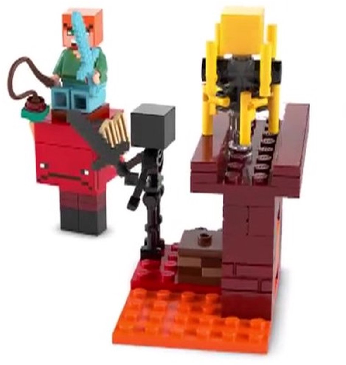 LEGO Minecraft De lavastrijd in de Nether voor kinderen - 21266 — afbeelding 18