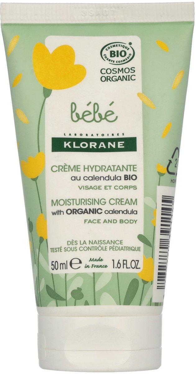 Klorane Bébé Biologische Hydraterende Crème 50 ml van Klorane — afbeelding 3